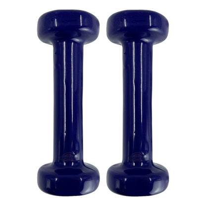 Kit De Mancuernas Sportfitness 1 Libras Pesas Encauchetadas Violeta Oscuro