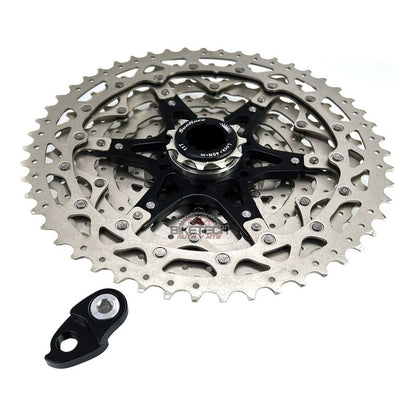 Pacha Cassette Sunrace 10v Csms2 Mtb 11-51 Extensión De Uña 11 51 Cromado