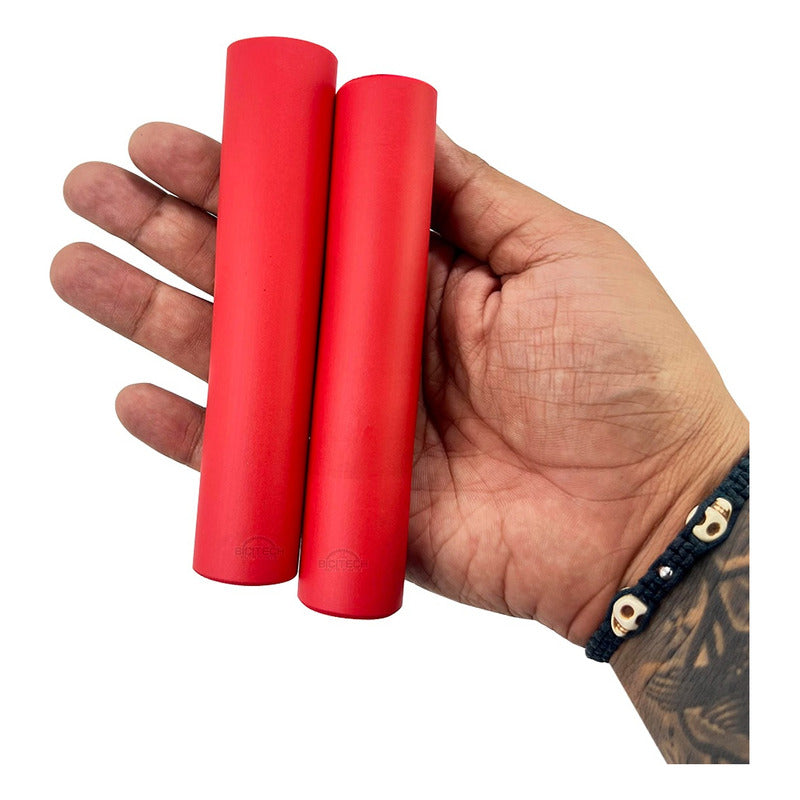 Mangos De Bicicleta Mtb Silicona Puños Cómodos