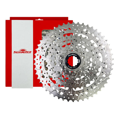 Pacha 9 Velocidades Cassette Sunrace M983 11-50 Bicicleta Cantidad Máxima De Dientes 50 Cantidad Mínima De Dientes 11 Color Gris