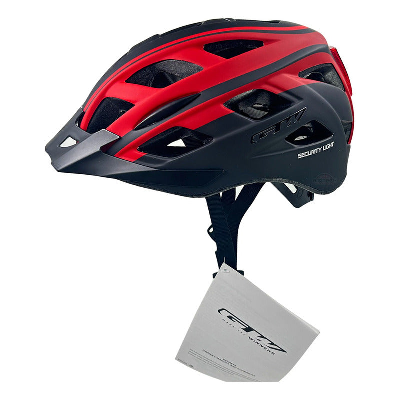 Casco Bicicleta Gw M6 Mtb Luz Integrada