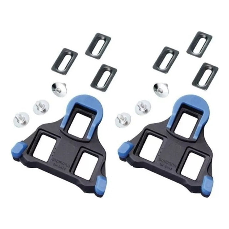 Placas De Ruta Shimano Sm-sh12 Azul 2