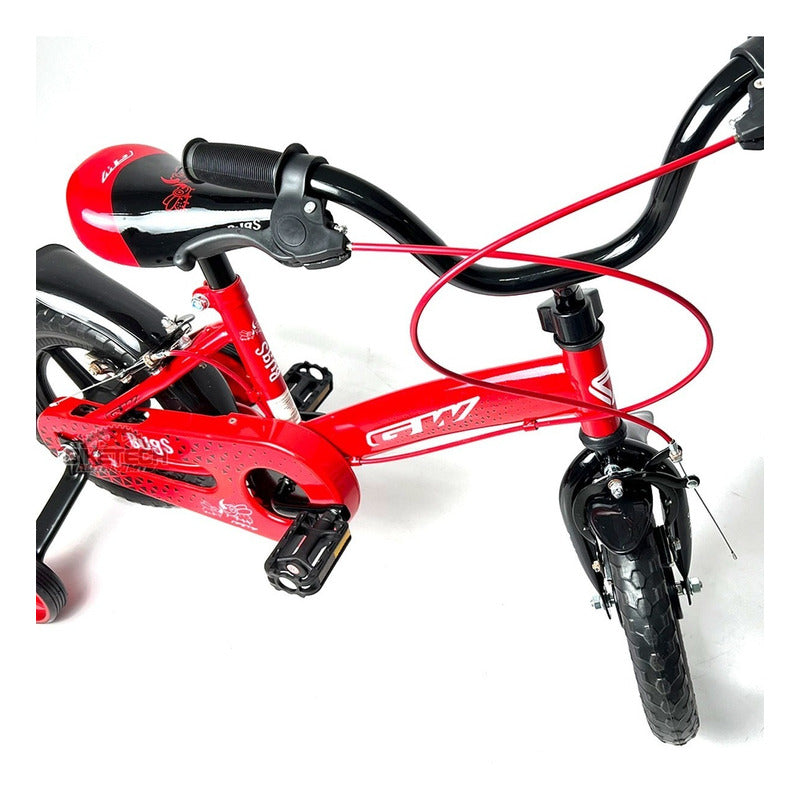 Bicicleta Niña Rin 12 Gw Bugs Doble Freno Con Auxiliar