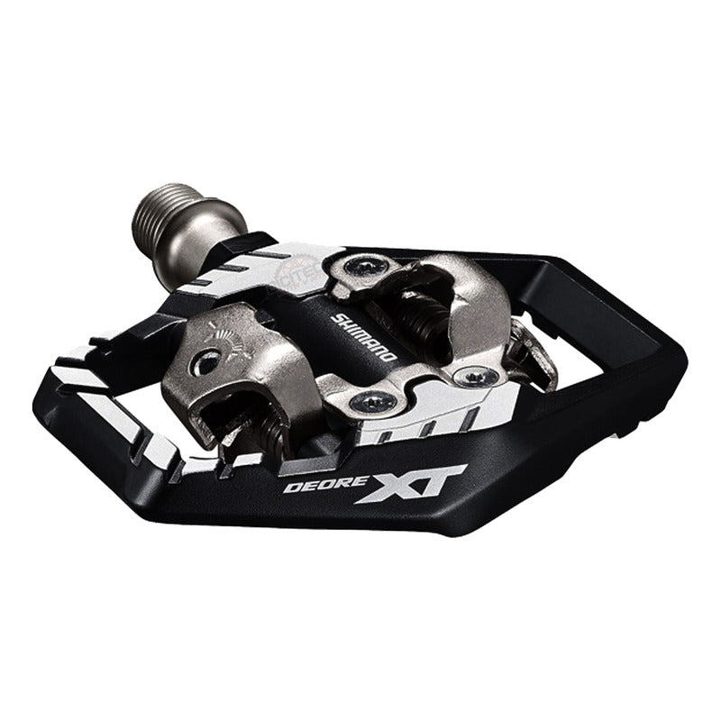 Pedales Bicicleta Mtb Enduro Shimano Deore Xt8120 Con Calas Negro