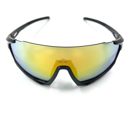 Gafas Ciclismo Gw Calvert Color Uv400 Deportivas Ruta Mtb Dorado Gris