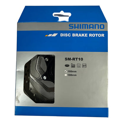 Disco Shimano Sm-rt10 160mm Center Lock Disco Freno Mtb Color Plateado