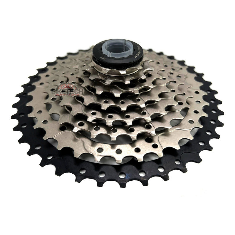 Combo Pacha Cassette Cadena Gw 11-40 8 Velocidades Mtb - Gris - 11 - 40