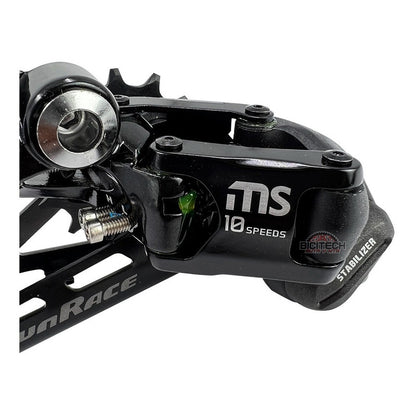 Tensor Sunrace Ms100 10 Velocidades Para Bicicleta Mtb Negro