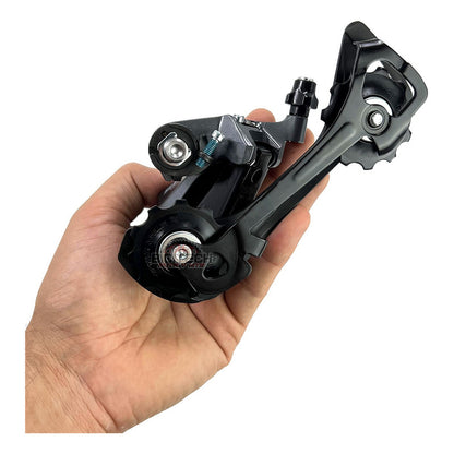 Tensor Shimano Claris R200 Gs 8 Velocidades Pata Larga Ruta Plateado