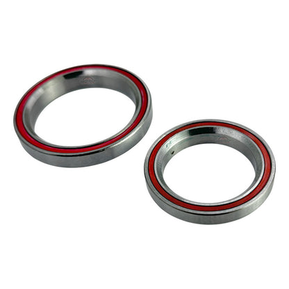 Juego Dirección Bicicleta Gw 1-1/8 Copas  Integrado Negro Plateado