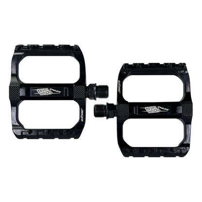 Pedales Bmx Enlee Mod 506 Aluminio Flat Negro