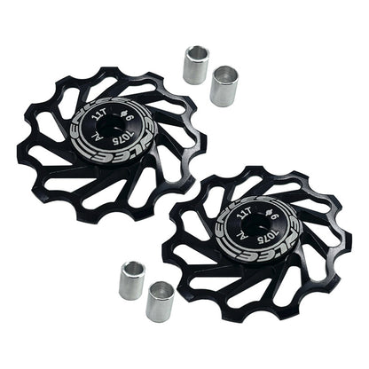 Rodajas Roldanas Tensor Enlee 7075 Rodamiento Sellado 11 T Negro