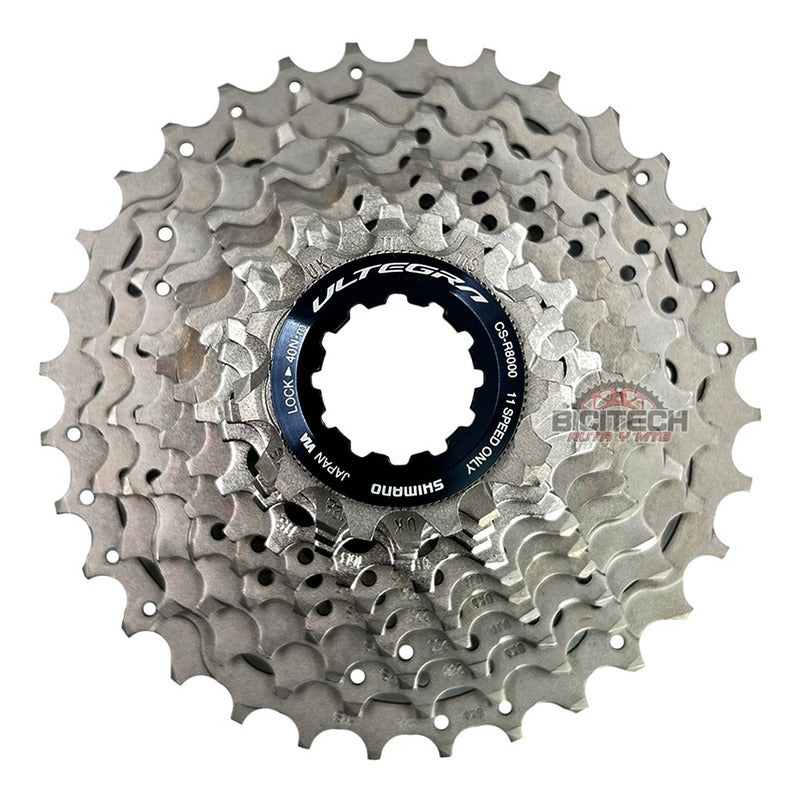 Combo 11v Pacha Shimano Ultegra R8000 + Cadena Ultegra Ruta Gris 11 32