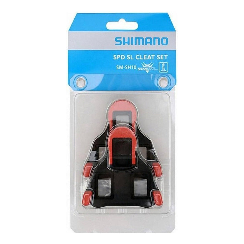 Trabas Calas Shimano Para Pedal Ciclismo Ruta Rojo