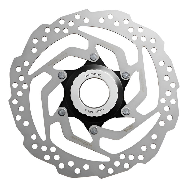 Disco Shimano Sm-rt10 160mm Center Lock Disco Freno Mtb Color Plateado