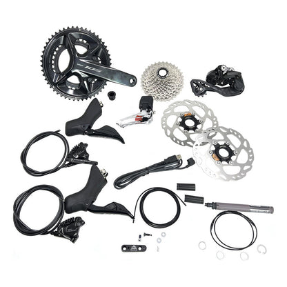 Grupo Shimano Bicicleta De Ruta Di2 Electrónico 105 R7170 12 Velocidades