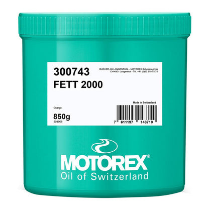 Grasa Motorex Fett 2000 850ml Verde Bicicleta Calcio Resistente Agua