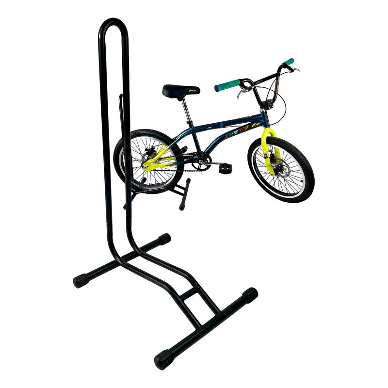 Soporte De Piso Para Cualquier Bicicleta En Acero Negro