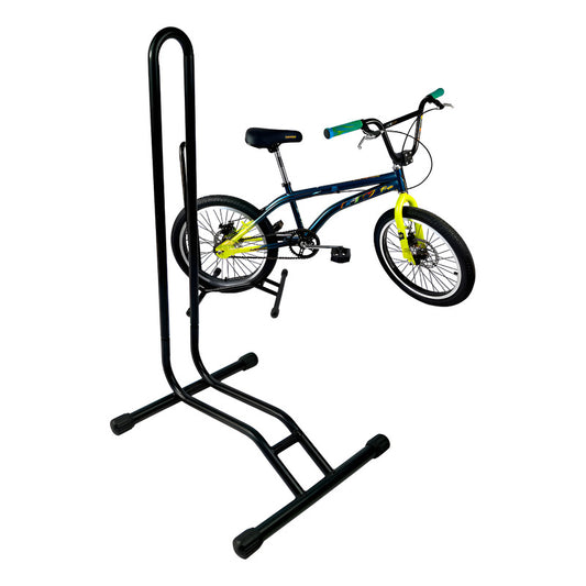 Soporte De Piso Para Cualquier Bicicleta En Acero Negro