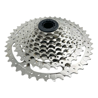 Pacha Cassette Sunrace 11-42 9v Silver M980 Bicicleta De Mtb - Plateado - 11 - 42
