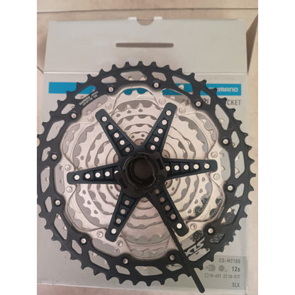 Pacha Shimano Slx M7100 12 Velocidades 10-51 Cassete Mtb 12v Cantidad Máxima De Dientes 51 Cantidad Mínima De Dientes 10 Color Plateado