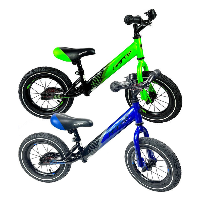 Bicicleta Equilibrio Rin 12'' Gw Extreme Niño Azul Liviana