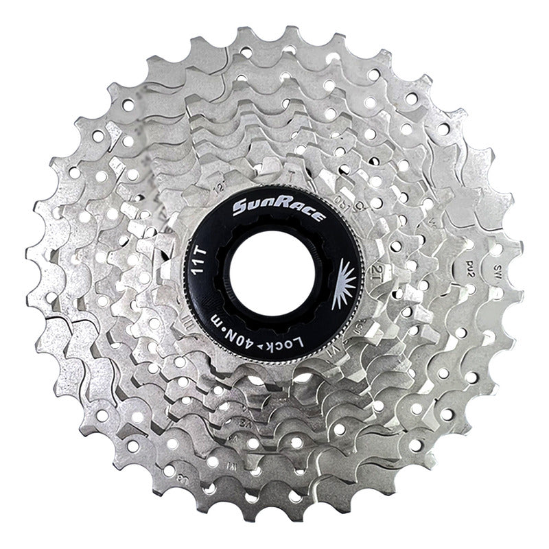 Pacha 10 Vel. Sunrace Ms1 11-34 Ruta + Cadena Shimano Hg54 11 34 Plateado