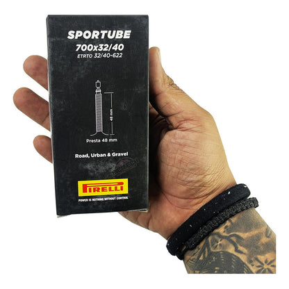 2 Neumáticos Ruta Pirelli Sportube Gravel 700x32/40c Fv 48mm Presta