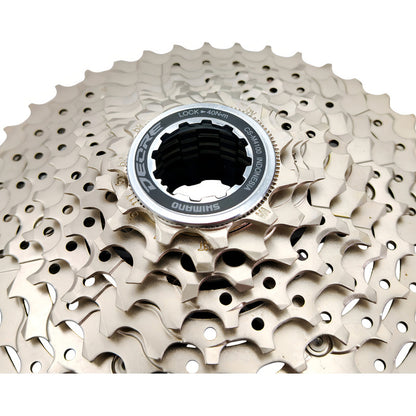 Pacha Cassette Shimano Deore M4100 10 Velocidades 11-42 Mtb - Plateado - 11 - 42 Plata