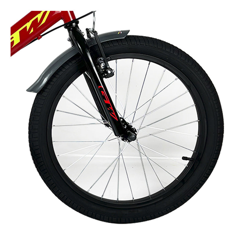 Bicicleta Bmx Freestyle Niño Rin 20 Gw Pilot Rojo Amarillo Rojo/amarillo