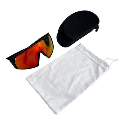 Gafas Ciclismo Scott Pro Shield Negro Rojo Mtb Ruta