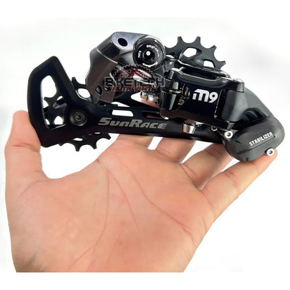Cambio Trasero Sunrace Rd-m900 9v Negro Compatible Shimano 50-11d