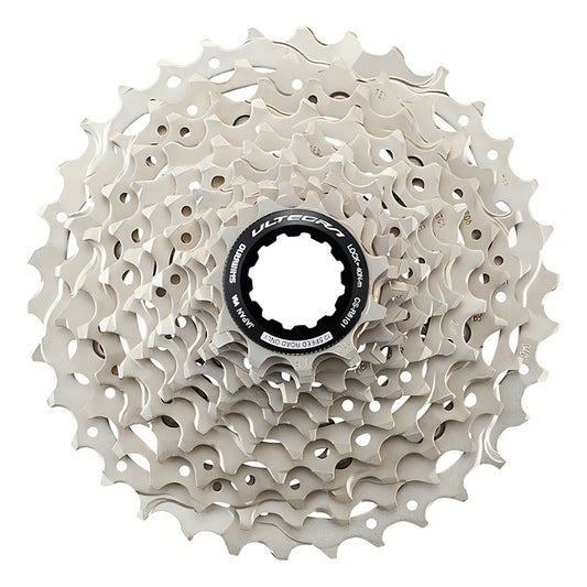 Cassette Pacha Shimano Ruta Ultegra R8100 12 Vel 11-34 - Gris - 11 - 34 Plateado