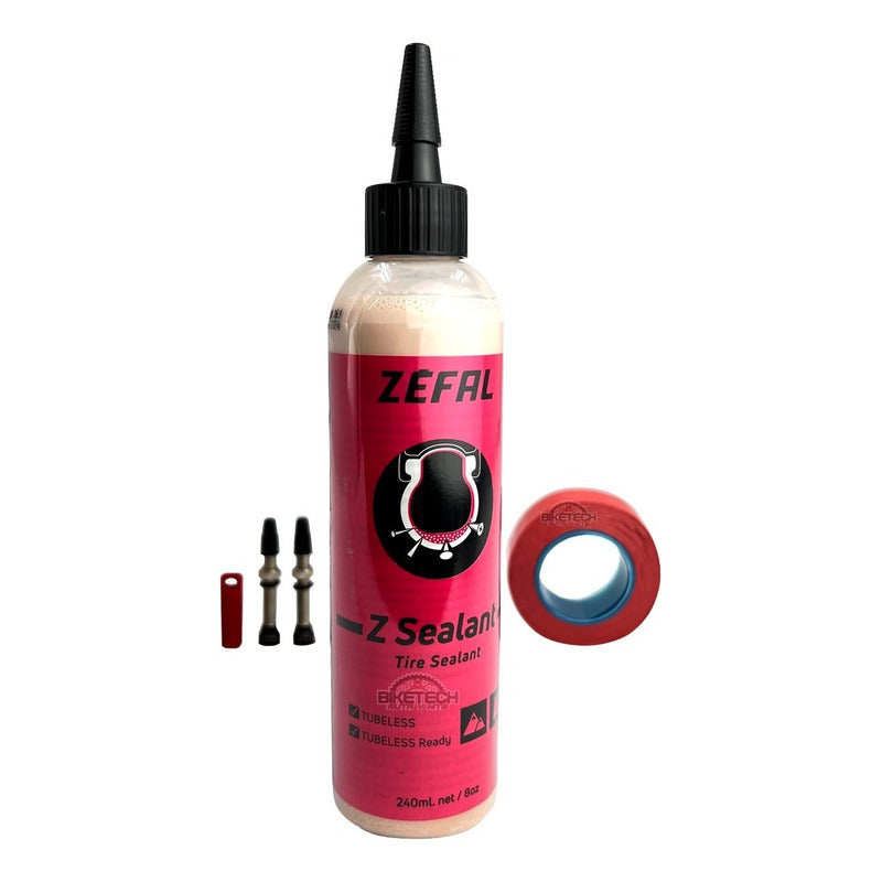 Kit Tubeless Zefal Bicicleta Conversión Llanta Rin Mtb