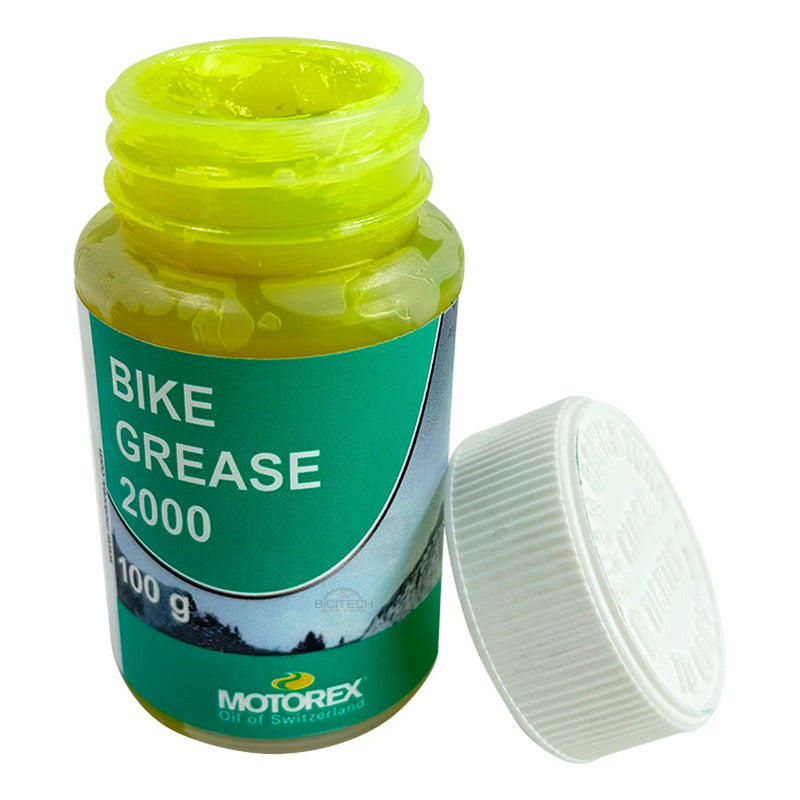 Grasa Motorex Fett 2000 Larga Duración 100gr Verde Neón