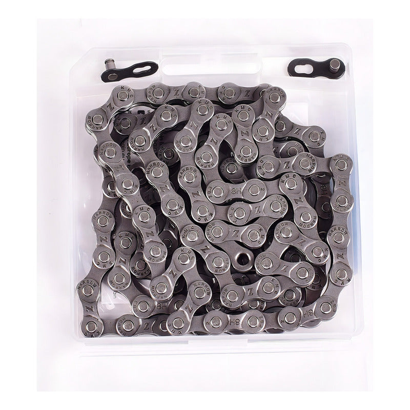 Cadena Kmc Z8.3 Bicicleta 8 Velocidades 116 Links Con Conector Missinglink