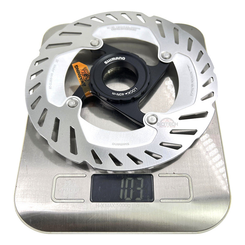 2 Discos Rotores Shimano Rt- Cl800 Ice Tech Centerlock 140mm Plateado