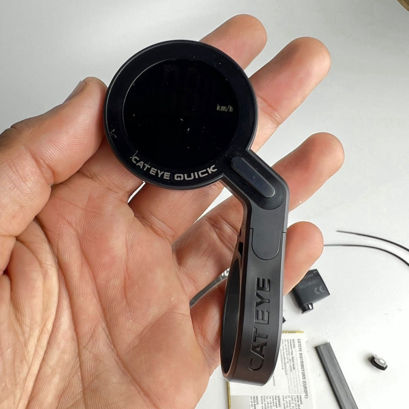 Velocimetro Cateye Cc-rs100w Quick Inalambrico 7 Funciones - Negro