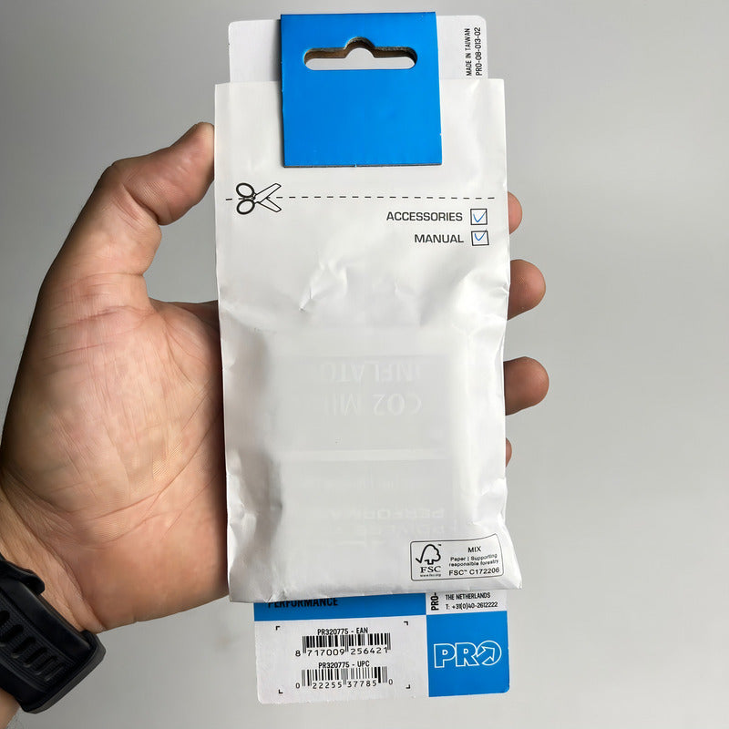 Inflador Manual Pro Co2 Micro Aluminio Para Bicicletas Speed O Mtb Transparente