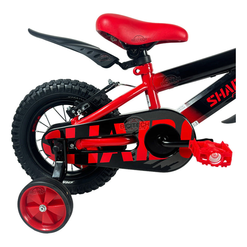 Bicicleta Bmx Niño Rin 12 Gw Shadow Ruedas Auxiliares