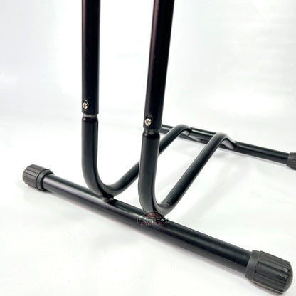 2 Soportes De Piso Para Cualquier Bicicleta En Acero Negro