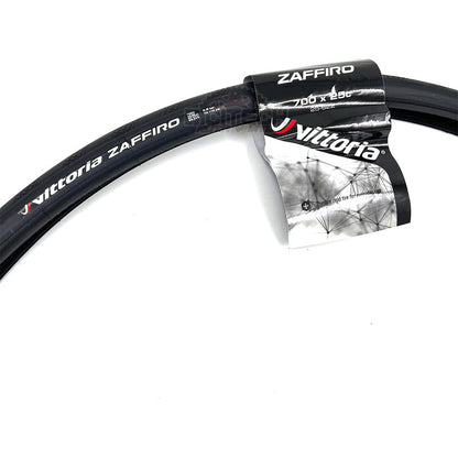 Llanta Bicicleta Ruta Vittoria Zaffiro 700x25 Rigida Negro