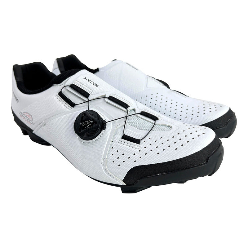 Zapatillas Shimano Mtb Xc3 Blancas Bicicleta Montaña