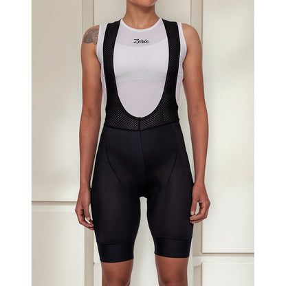 Licra Pantaloneta Con Badana Ciclismo Zerie Mujer Tirantas