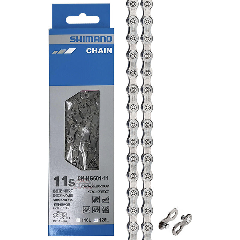 Cadenilla Shimano Hg601 11v Cadena Bicicleta 11 Velocidades