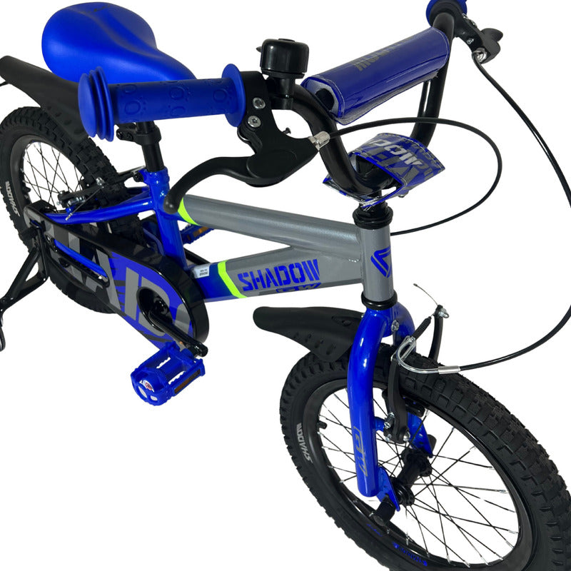 Bicicleta Gw Shadow 16 Niño Niña Ruedas Auxiliares Infantil