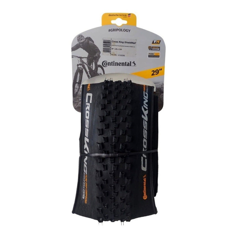 Llanta Bicicleta Mtb Continental Cross King 29x2.3 Tubeless, Color Negro