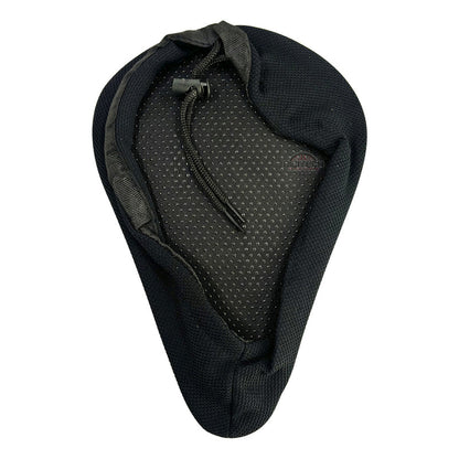 Forro Protector Sillín Gel Para Bicicleta Máxima Comodidad N/a Negro