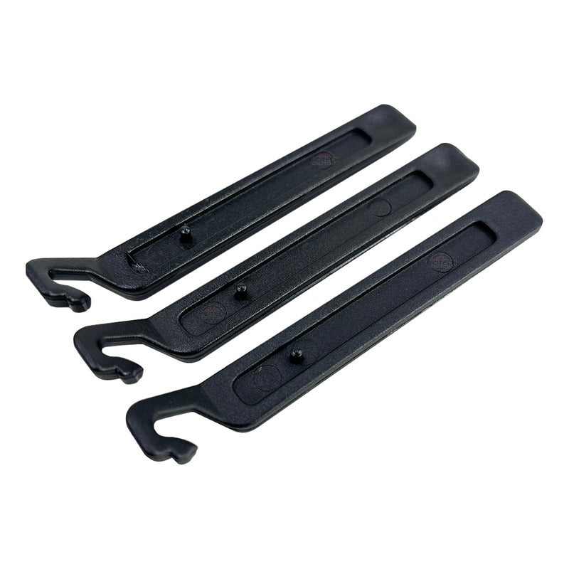 Kit Desvare Inflador Pro Telescópico+ Palancas+ Parches X12u Negro