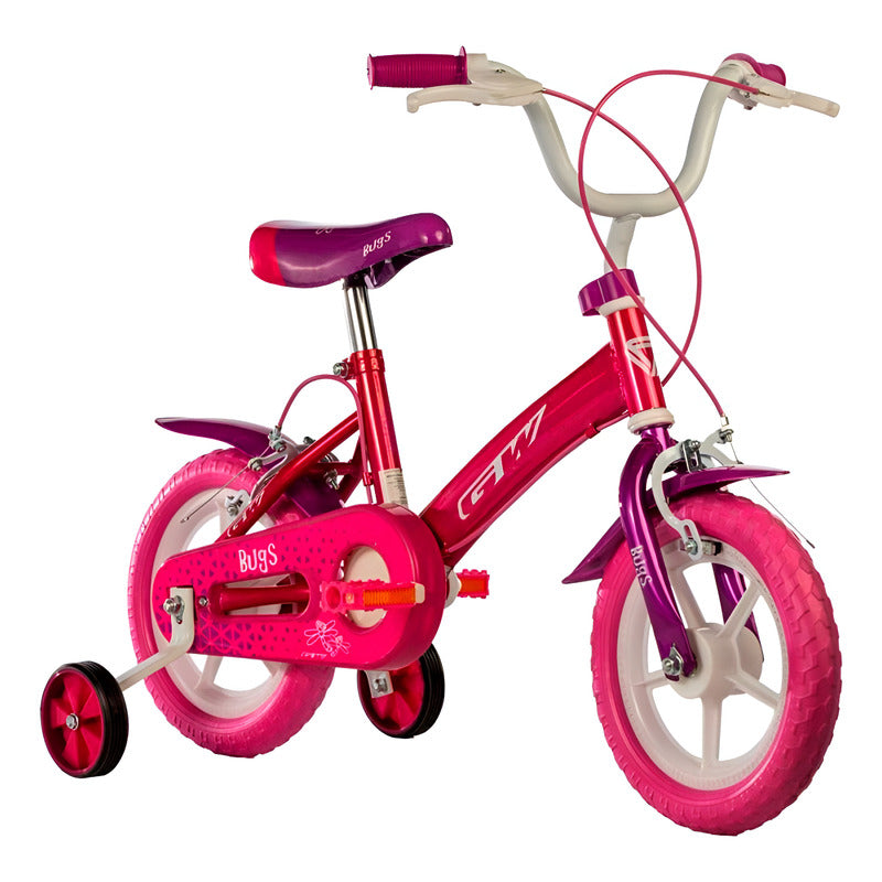 Bicicleta Niña Rin 12 Gw Bugs Con Rueda Auxiliar